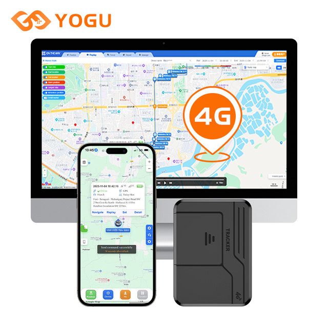 2026 YG-D1 4G GPS Asset Tracker 2200mAh Battery Strong Magnetic IP65 Rating Gps Tracking for Cars