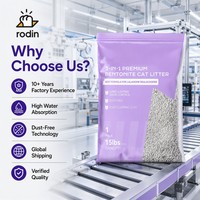 Litière pour chat en bentonite, 4,5 kg et 10 kg, prix de gros, forte agglomération, désodorisation, couleur naturelle, en vrac