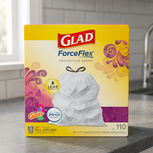 ถุงขยะพลาสติก Glad รุ่น ForceFlex Protection Series แบบใช้แล้วทิ้ง ขนาดใหญ่ 13 แกลลอน - Product Image 2