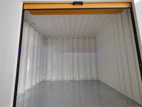 Portes roulantes multiples cloison divisée démontable assemblage rapide empilable stockage portable conteneur pliable stockage libre
