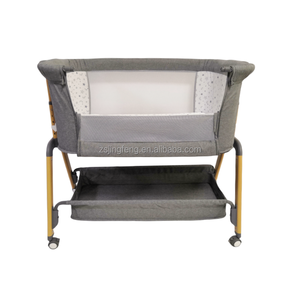 Baby Bassinet <strong>Bedside</strong> Sleeper with Adjustable Height <strong>Bedside</strong> Sleeper with Washable Mattress and <strong>Sheet</strong> Baby Bed With Co-sleeper - Product Image 6