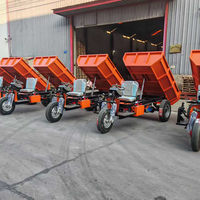 Mini-dumper électrique Zhongyi 500 kg - 2 tonnes, entièrement hydraulique, avec moteur, pompe et boîte de vitesses, équipement de construction, garantie 1 an