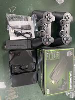 Console de Jeu Vidéo Portable 4K HD M8 Mini, Clé USB Sans Fil 2.4GHz, Lecteur Portable avec 20000 Jeux Intégrés, Mémoire 64 Go, Prise en Charge Multi-Joueur