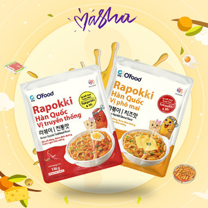 Venta al por mayor B2B para exportación O'Food Rapokki Coreano Instantáneo con Queso 146g, Pastel de Arroz con Sabor a Queso Cremoso y Ramen - Product Image 4