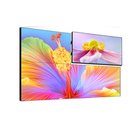 Video Wall LCD para TV de 55 Pulgadas, Full HD, 178° de Ángulo de Visión, 8ms de Respuesta Rápida, Retroiluminación LED, para Tiendas Minoristas, Aeropuertos, Lobbies Corporativos