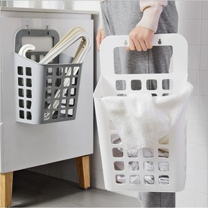 Collapsible <b>Laundry</b> <b>Basket</b> Wall Mounted Rectangle Clothing Organizer Foldable Storage For Bathroom Toilet - Product Image 2