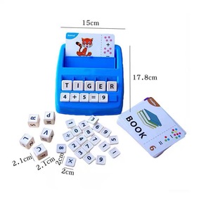 Boîte de couleur pour enfants éducatifs lettre intéressante collocation jeu correspondant enfants lettre éducative boîte de jeu assortie - Product Image 1
