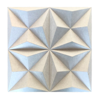 Art mural paramétrique Panneau acoustique 3d Panneau acoustique 3D en fibre de polyester