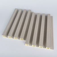 Vente directe usine : Panneaux de grille WPC 160 mm – Murs de fond tendance et Instagrammables ; Panneaux décoratifs 3D gaufrés de luxe léger