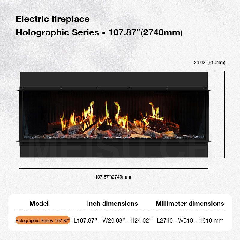 Negro 107.87" - 2740 mm