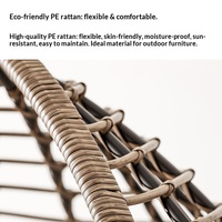 Fauteuil suspendu individuel pour balcon extérieur, chaise de jardin, balançoire intérieure type nid d'oiseau, mobilier d'extérieur avec accoudoirs