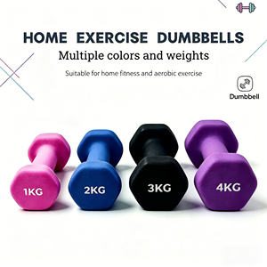 Haltère hexagonal en PVC enduit <span class=keywords><strong>de</strong></span> 2 kg avec surface antidérapante et plateau <span class=keywords><strong>de</strong></span> rangement, design compact pour les petites salles <span class=keywords><strong>de</strong></span> sport à domicile et les appartements - Product Image 1