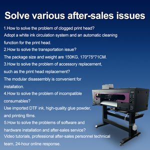 Impresora DTF de Escritorio LINSIE Totalmente Automática de 600 mm <span class=keywords><strong>con</strong></span> Tinta de Pigmento, Compatible <span class=keywords><strong>con</strong></span> I3200/I1600/xp600, Tamaño A1 y <span class=keywords><strong>Horno</strong></span> <span class=keywords><strong>con</strong></span> Agitador - Product Image 2