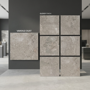 Foshan Tongli 800x800mm Panda White Glossy Glazed Porcelain Tiles Premium Marble Effect Flooring - Product Image 1