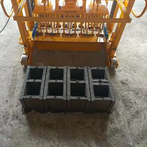 Mesin pembuat bata seluler kecil dilengkapi dengan perangkat hidrolik untuk membangun mesin pembuat blok berongga merek pabrik bata - Product Image 1