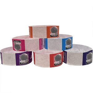 Pulseras Promocionales de Papel Tyvek Imprimibles y Desechables, con Logotipo Personalizado, para Eventos, Color Personalizado, Resistentes al Agua, Duraderas, de 3/4'' y 1'' - Product Image 2