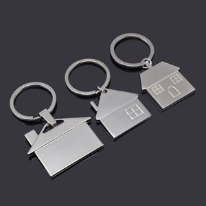 Llavero Personalizado con Logotipo Impreso en Aleación de Zinc, con Forma de Casa de Dibujos Animados, para Mujer, Colgante para Bolso, Regalo - Product Image 1