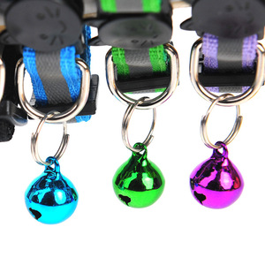 <b>Pet</b> Night Walking Reflective Stripe Cat <b>Collar</b> For Night Visibility Adjustable Size Kitten <b>Collars</b> - Product Image 3