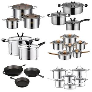 Agent d'achat 1688 Chine : Ensemble de batterie de cuisine de luxe en acier inoxydable sur mesure pour la cuisine - Agent de sourcing en Chine - Product Image 1