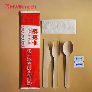 Комплекты столовой посуды для борта, упаковочная машина, производитель, нож, вилка, салфетки, соляные саше, машина для упаковки столовых приборов - Product Image 4