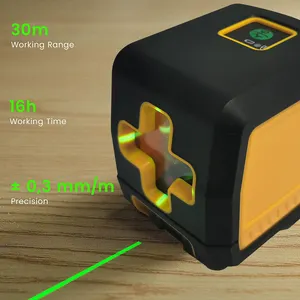 Kit di livello Laser rotante verde autolivellante Cross Line