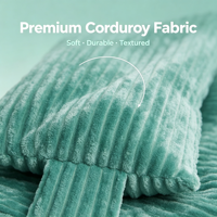 Coussin imperméable pour chien avec housse amovible lavable, matelas apaisant écologique en éponge, motif uni, tendance, taille XL pour chiens et chats