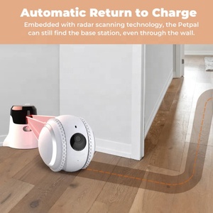 Hewan peliharaan Mate HD kamera Robot bola tahan lama ukuran kecil silikon karet kucing dan anjing bermain mainan lucu olahraga gaya - Product Image 5