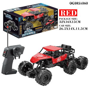 Voiture <span class=keywords><strong>télécommandée</strong></span> tout-terrain <span class=keywords><strong>4x4</strong></span> haute vitesse, jouets en métal moulé sous pression, voitures télécommandées 1:14 pour les enfants de 6 ans - Product Image 6