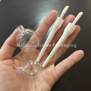 ISMAN Ingrosso Tubetto Lucidalabbra a Forma di Lecca-lecca Bianco Unico da 6ml 10ml, Contenitore Vuoto per Balsamo <span class=keywords><strong>Labbra</strong></span> a Forma di Caramella con Applicatore, Logo Personalizzabile - Product Image 3