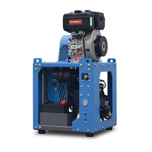 เครื่องอัดอากาศแบบสกรูพกพา ใช้แก๊สเบนซิน 35cfm สำหรับขาย - Product Image 1