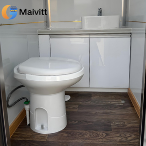 Remorque de toilettes mobiles au design moderne et portable, remorque de salle de bain extérieure de luxe, écologique et pratique - Product Image 6