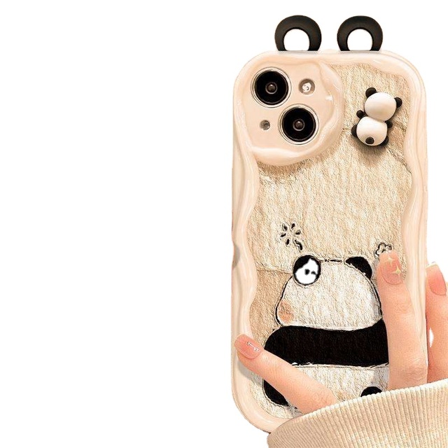 AilesTecca Sticker Quicksand Custom Phone Case With Grip Creative Lighter Mobile Phones Cases for Apple iphone
