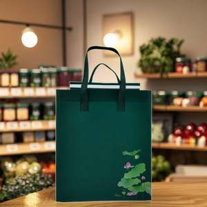 Food <b>Delivery</b> Portable Disposable Cooling Color Non-Woven Heat Insulated <b>Bag</b> Custom Thermal <b>Bag</b> - Product Image 2