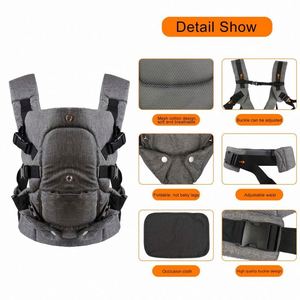 Muestra Gratuita de Portabebés Convertible, Todas las Posiciones de Transporte, desde Recién Nacidos hasta Niños Pequeños, Portabebés Ergonómico con Malla Transpirable Suave - Product Image 6