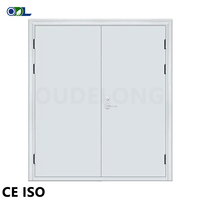 Certification CE/ISO Porte simple et double en acier inoxydable personnalisée en vente de gros directe d'usine pour salle blanche et hôpital