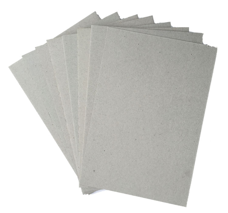 Wholesale Recyclable Double-Sided Resin Coated Eco-Friendly Specialty Paper Cardboard Gray Board 0.5mm-4mm for Gift & Craft