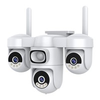 Caméra de surveillance solaire sans fil 4G avec carte SIM, PTZ 270 degrés, vision nocturne H265, stockage cloud, système domestique
