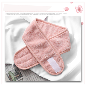 Diademas de Spa de Forro Polar Coral para Mujeres y Niñas, Cintas Elásticas para Maquillaje Facial, Baño o Ducha - Product Image 2