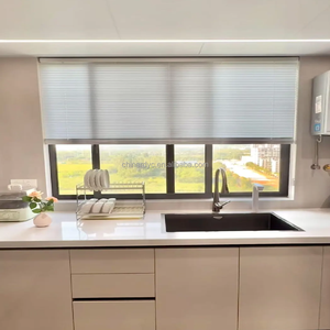 Stores pliants modernes en alliage d'aluminium avec moustiquaire en acier inoxydable pour fenêtres coulissantes, idéaux pour salons et hôtels - Product Image 1