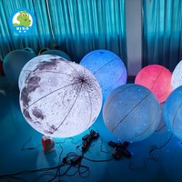 Univers lumineux LED publicité gonflables usine-vendu huit planètes modèle de terre pour la décoration d'activité commerciale, y compris le gaz