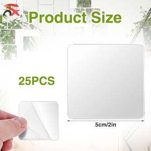 Wholesale Custom logo Shape Durable Adhesion Small Mini Acrylic <strong>Mirror</strong> Adhesive <strong>Craft</strong> <strong>Mirror</strong> for Phone Computer - Product Image 2