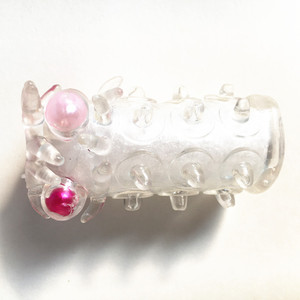 Erkekler için Penis halkaları prezervatif boncuk Penis büyütme kollu yetişkinler için kauçuk seks oyuncakları gecikmeli boşalma vajina stimülatörü - Product Image 3