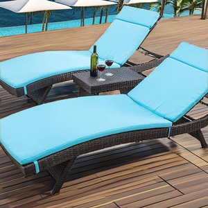 Modern Style Durable Teak Lounge Chaise Foldable <b>Stackable</b> <b>Chair</b> <b>Outdoor</b> Hotels Living Room Use - Product Image 2