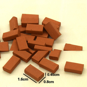 50Pcs 1:16 Bất Mini Gạch Mô Hình DIY Mô Phỏng Gạch Ghép Hình 3D Xây Dựng Khối Vườn Xây Dựng Trẻ Em Giáo Dục Câu Đố Đồ Chơi - Product Image 3