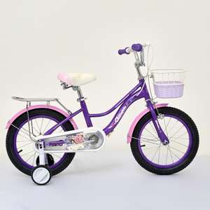 Vente en gros de vélos à vitesse unique de 12/14/16/18 pouces pour enfants pour garçons et filles de 5 ans avec fourche en acier et pédale ordinaire - Product Image 3