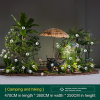 Arbre Bonsaï Artificiel Moderne, Palmier en Plastique, Plantes d'Aménagement Paysager, Décoration Intérieure, Chambre, Jardin, Pot en Plastique Résistant aux UV
