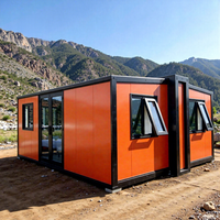 Maison conteneur extensible à deux chambres pour hôtel ou bureau