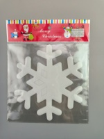 Gift&Fun Umweltfreundliche Weihnachts-Gel-Fenstersticker 6-teiliges Set Festliche Dekorative Aufkleber Weihnachtsmann Schneemann Baum Designs Fabrik