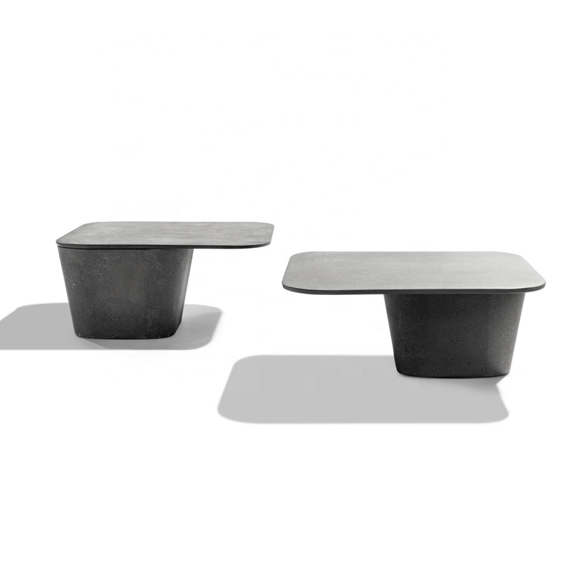 Индивидуальный кофейный столик в скандинавском стиле, простой дизайн, бетонные серые столы, бетонный стол