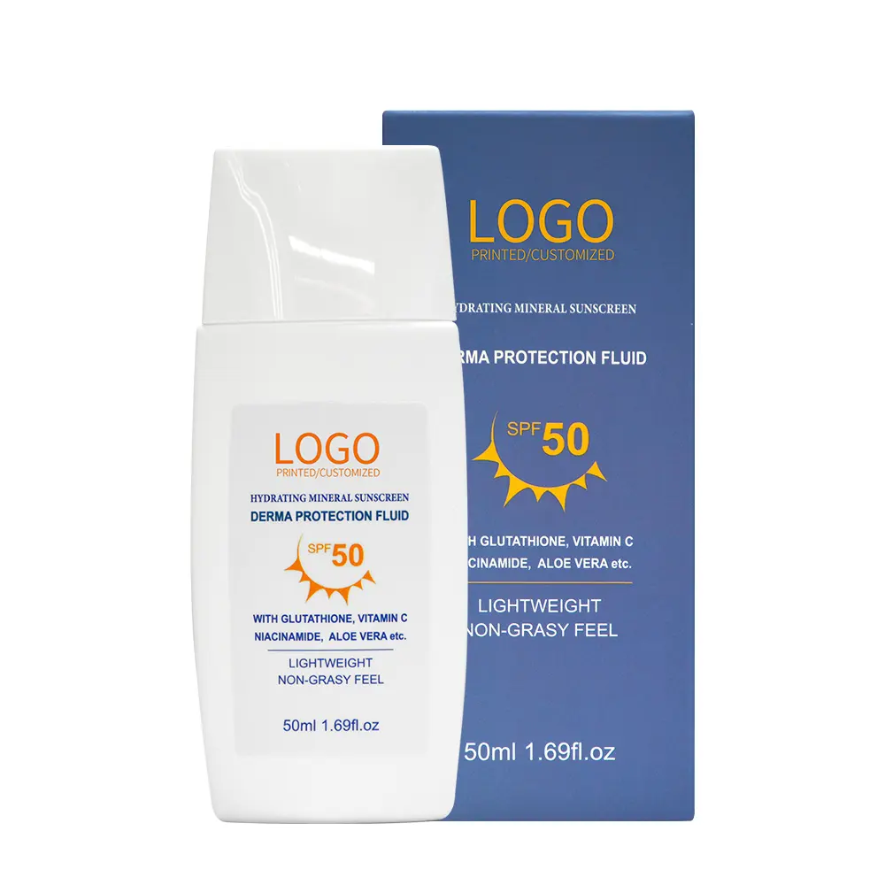 ครีมเจลควบคุมความมันแสงแดด SPF 50แบบมืออาชีพ Spf50เหมาะกับทุกเพศ GMP ครีมกันแดดป้องกันรังสี UV 50มล.